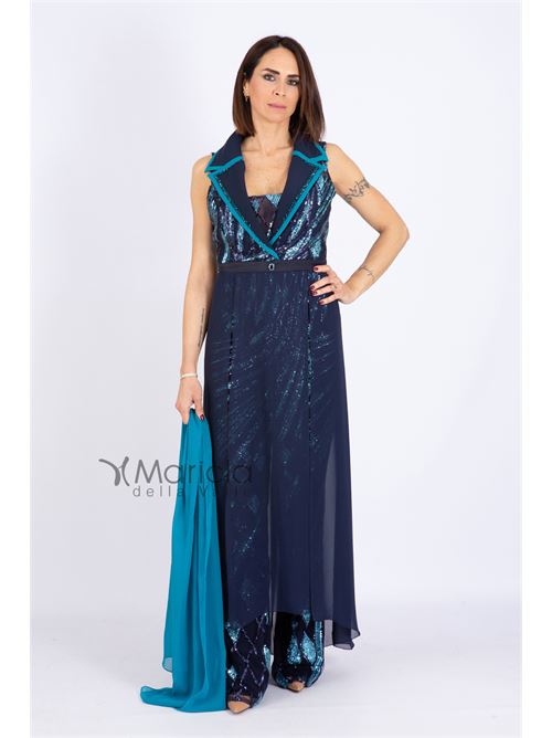 Tuta smoking PAOLA FORTI | PF310BLU